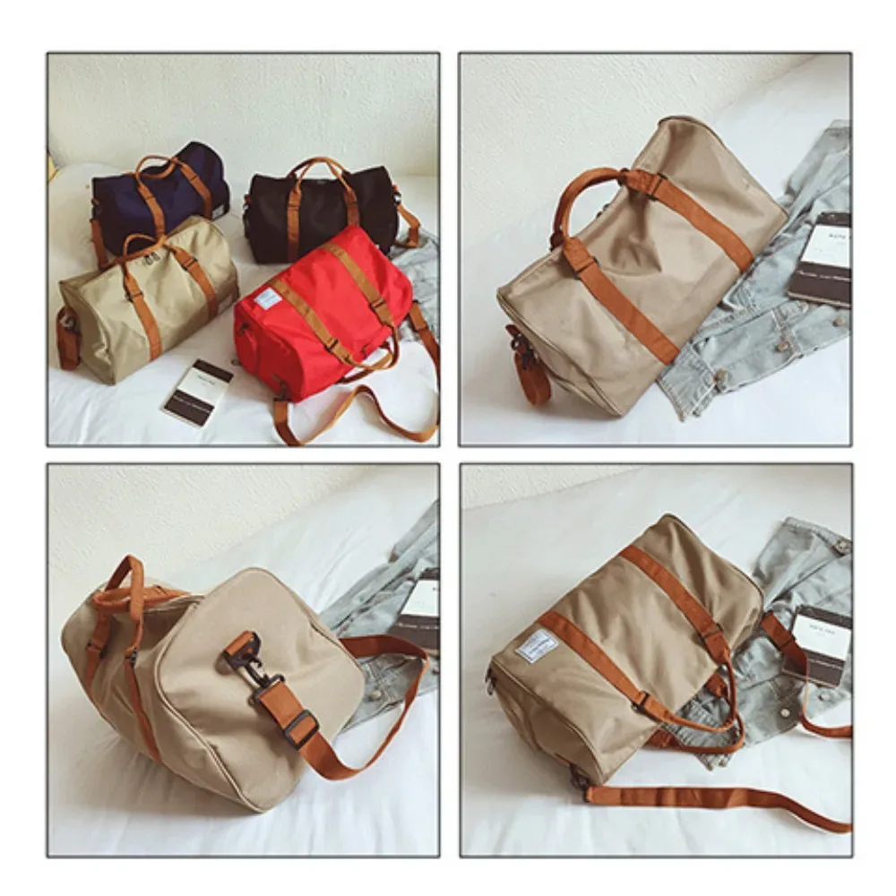 sac de voyage pour homme, grande capacité, sac de sport avec compartiment pour chaussures, sac à main décontracté pour les voyages courts