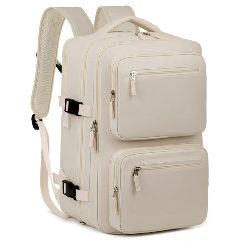 grand sac à dos de voyage pour femmes et hommes, sac de cabine multifonctionnel pour avion, étanche, avec chargeur usb, antivol