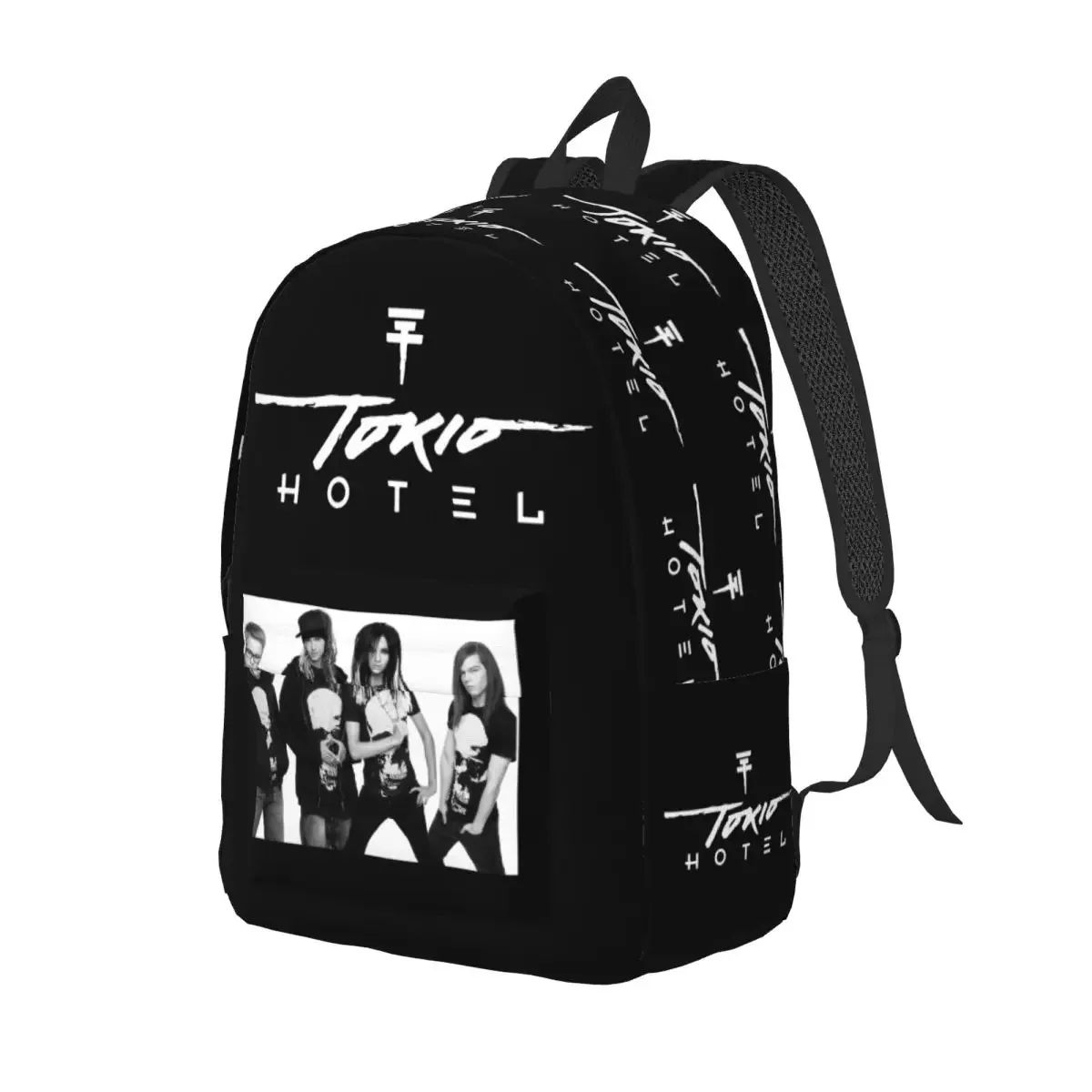 tokio hotel merch tokio hotel logo sac à dos pour hommes femmes mode lycée travail sac à dos rock band collège toile sacs sport