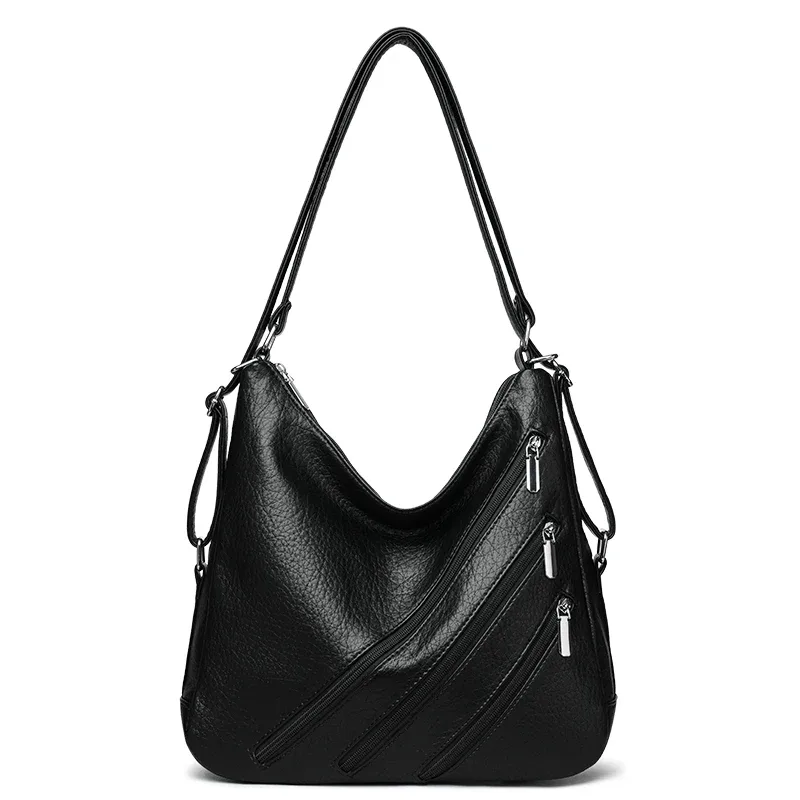 sac à dos en cuir pu de haute qualité pour femmes, sac à dos de grande capacité pour les déplacements, les voyages, l'école, sacs à bandoulière pour femmes