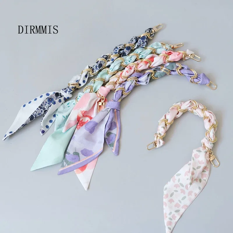 Pièces d'accessoires de sac à main pour femmes, sangles florales rouges mignonnes, poignées de rechange amovibles, bricolage, printemps, automne, nouvelle mode