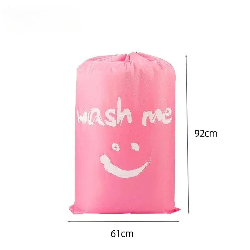 sac à linge domestique, pochette de rangement de voyage, lavable en machine, organisateur de vêtements sales, sac à cordon de lavage, sac de grande capacité