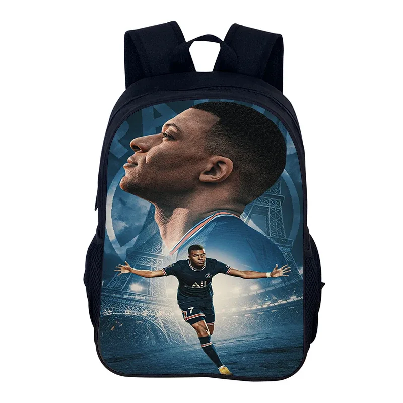 sac à dos de sport de football m-mbappes, sac d'école pour garçons et filles, sac à dos de sport pour joueur d'étoiles, sacs de livres pour le meilleur cadeau