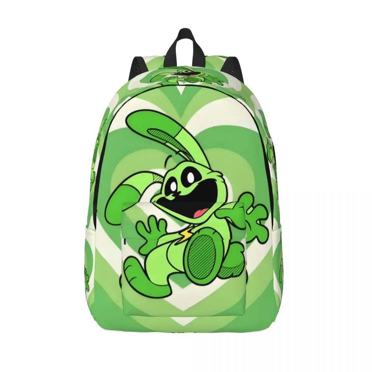 sac à dos en toile personnalisé avec impression 3d de créatures souriantes pour garçons et filles, sacs de voyage pour collège et école, sac à livres pour ordinateur portable de 15 pouces