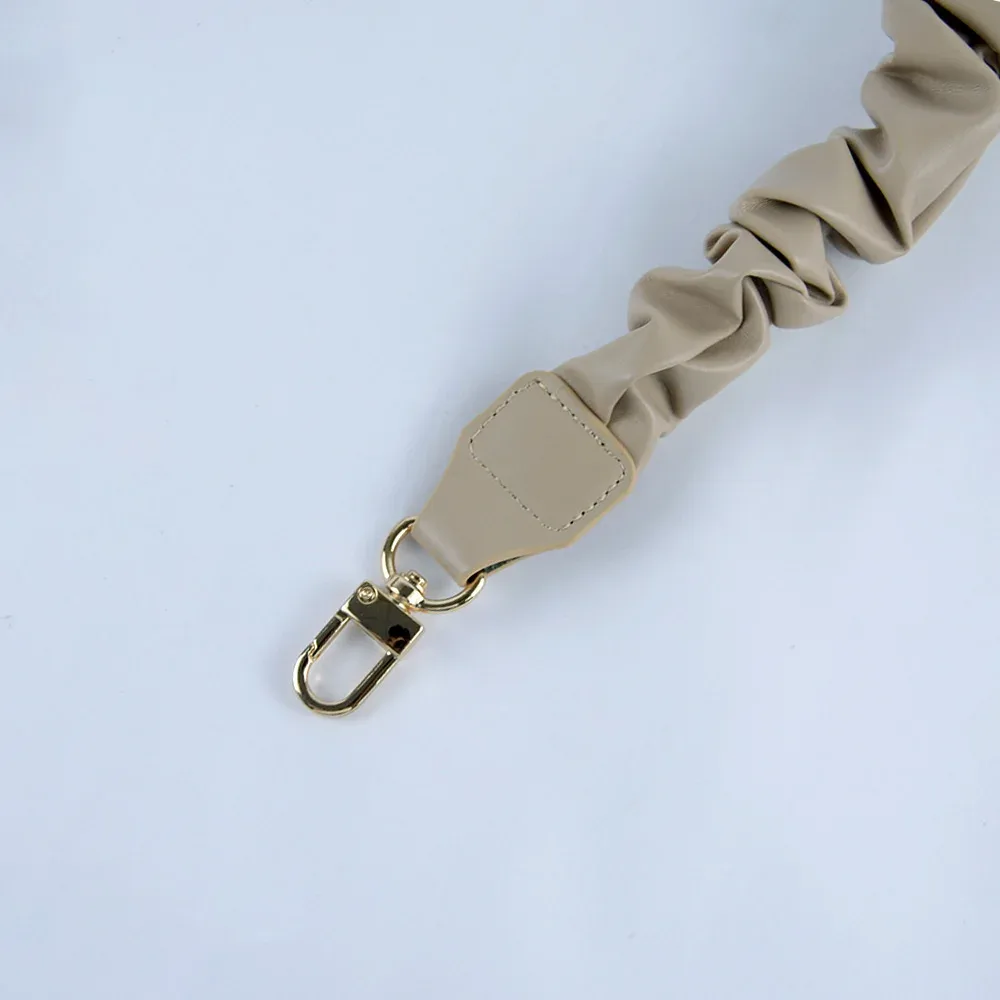 nouveau sac froissé en cuir bretelles plissées courtes longues plis poignées épaule sous les bras sangle remplacements sac à bandoulière accessoires