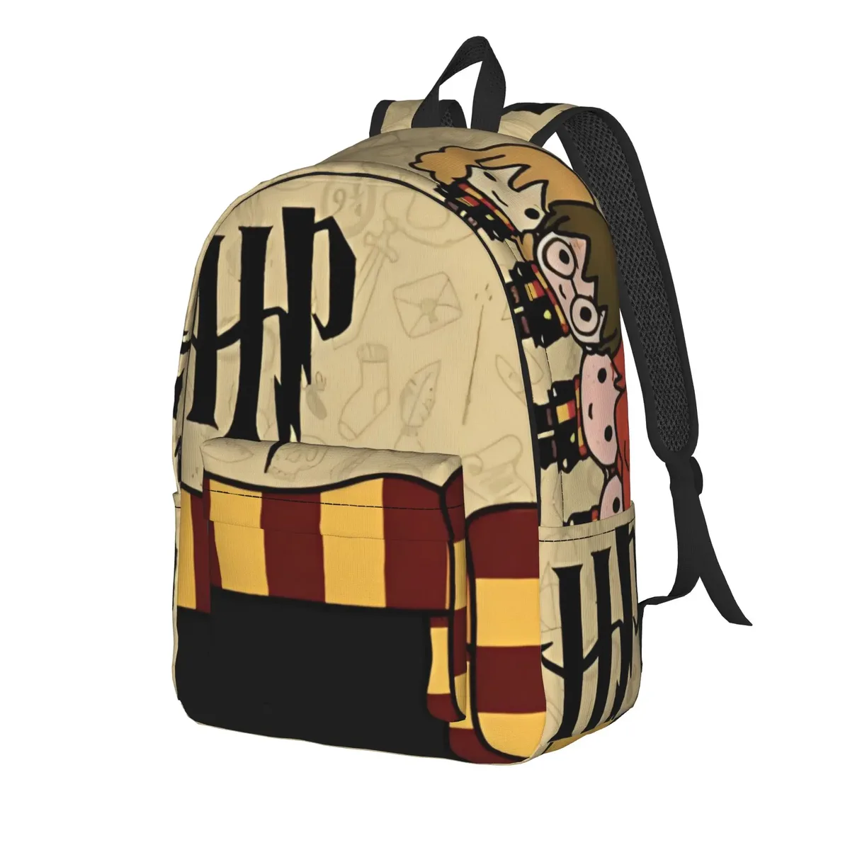 Sac à dos magique H-HP-P Harry Potter pour hommes, femmes, adolescents, étudiants, randonnée, voyage, sac à dos de jour, sac pour ordinateur portable, sacs en toile, extérieur