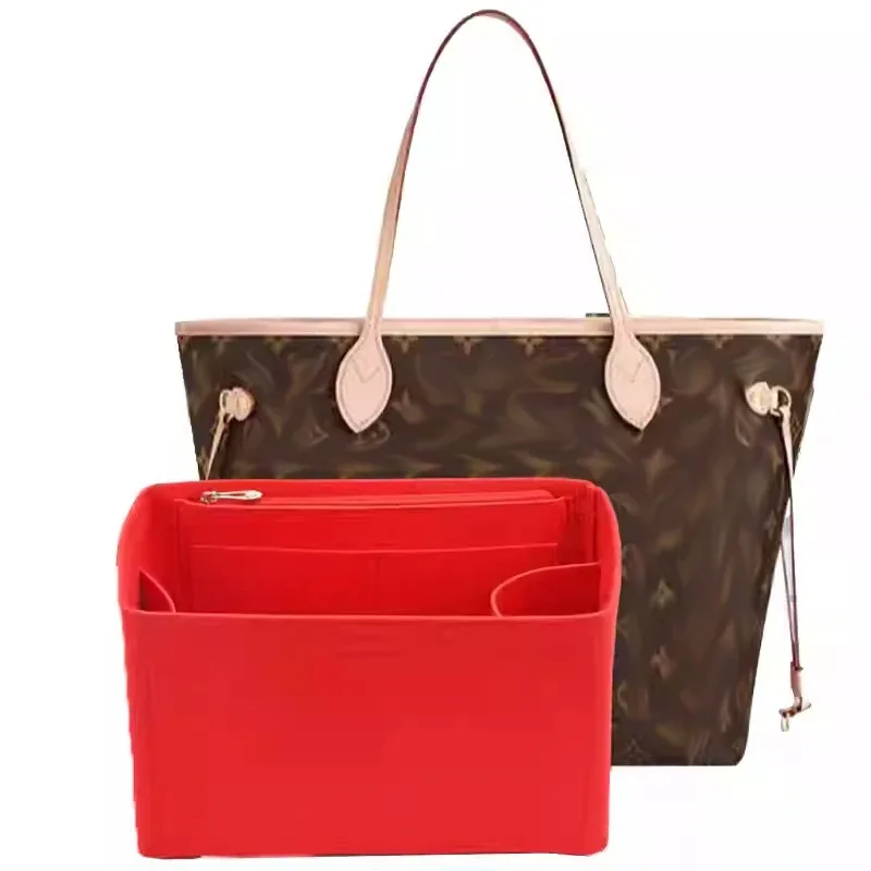 organisateur de sac à main en feutre pour lv neverfull mm, insert pour sacs fourre-tout et sacs à main, organisateur de sac fourre-tout