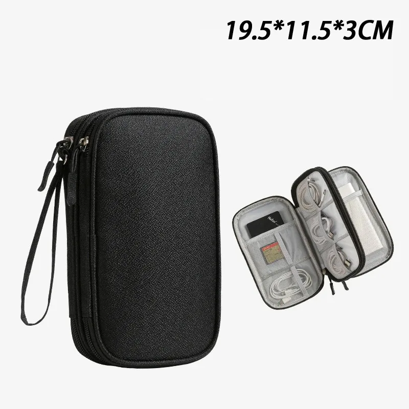 sac de rangement pour câbles usb, sac de rangement portable multifonctionnel pour chargeur et téléphone portable
