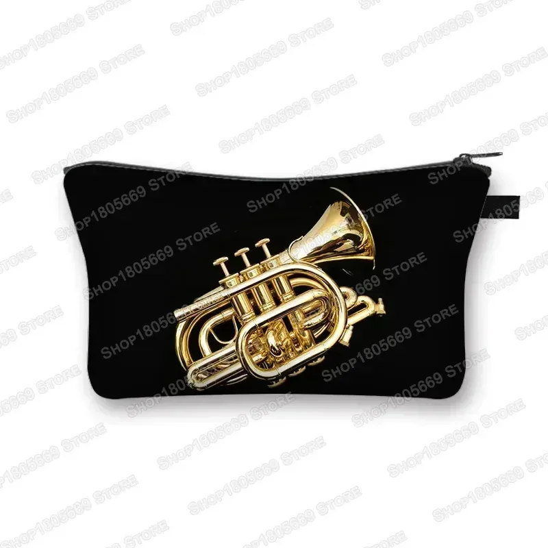 trousse à cosmétiques pour notes de musique pour femmes, sac de maquillage pour piano, jemakeup, sacs de rangement pour femmes pour le voyage, organisateurs de cosmétiques, sac cadeau