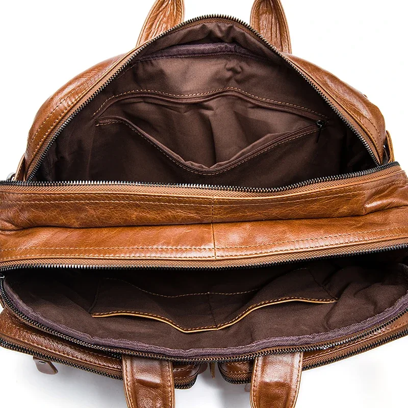 westal-étui à bombes en cuir pour homme, sacoche pour documents, ordinateur portable, 14, fourre-tout, 432