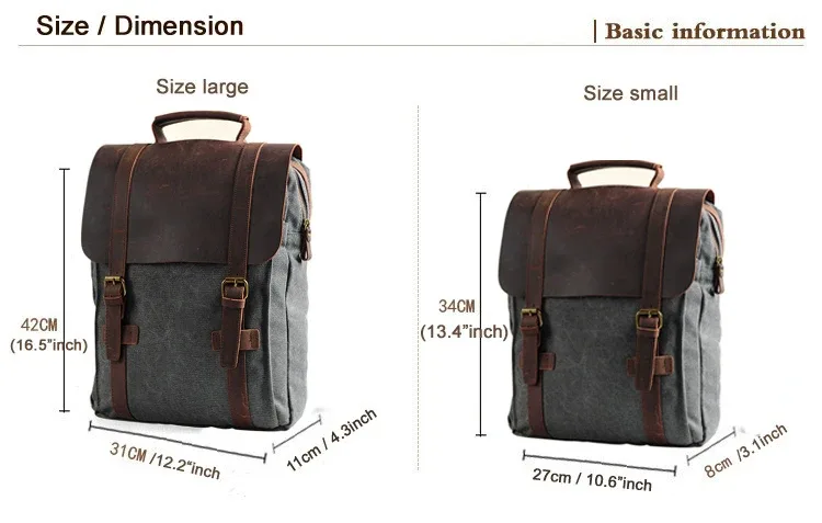 sac à dos homme tendance en cuir, sac à dos militaire en toile, sac à dos homme, sac à dos femme, sac à dos scolaire, sac à dos, mochila