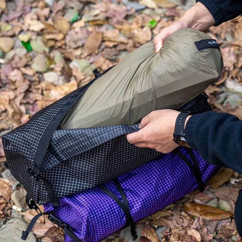 sac d'accessoires pour la randonnée en plein air, sac à dos extensible multifonctionnel en dyneema, compartiment supérieur