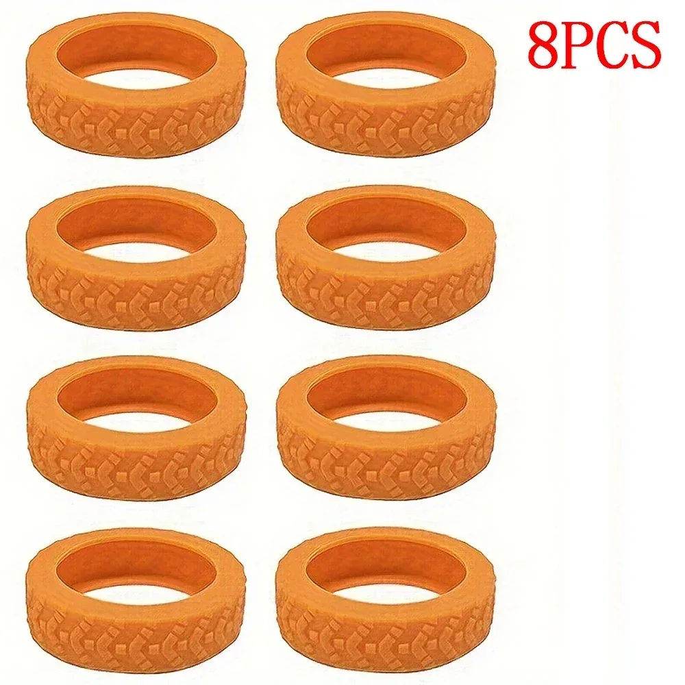 protecteur de roues de bagages en silicone, 8 pièces, roulettes, chaussures, valise de voyage, réduit le bruit, accessoires de couverture de protection