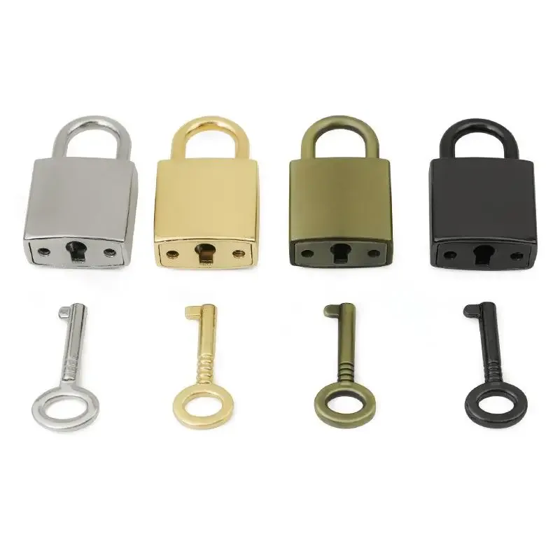 mini cadenas en métal de haute qualité avec clé pour coffret à bijoux, boîte de rangement, journal intime, livre, valise, sac - ensemble de cadenas.