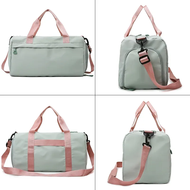 sac de sport personnalisé pour femme, sac de voyage sec, sac d'entraînement sportif, sac de yoga, bagage personnalisé, sac de week-end, logo imprimé, nom