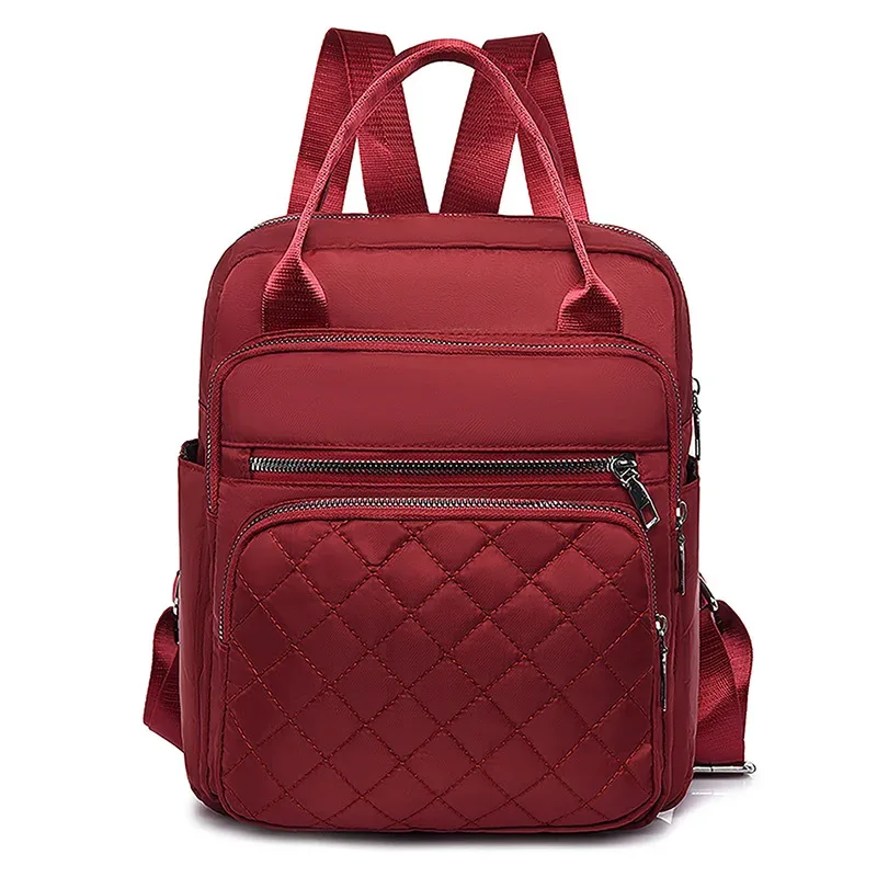 nouveau oxford sac à dos tissu version coréenne sac à main voyage en plein air sac à dos décontracté tissu imperméable couleur unie cartables