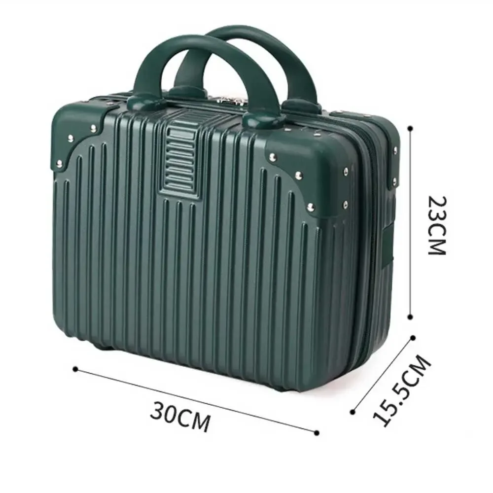 valise de voyage 14 pouces, mini trousse de toilette, bagage cabine pour femme - ventes flash