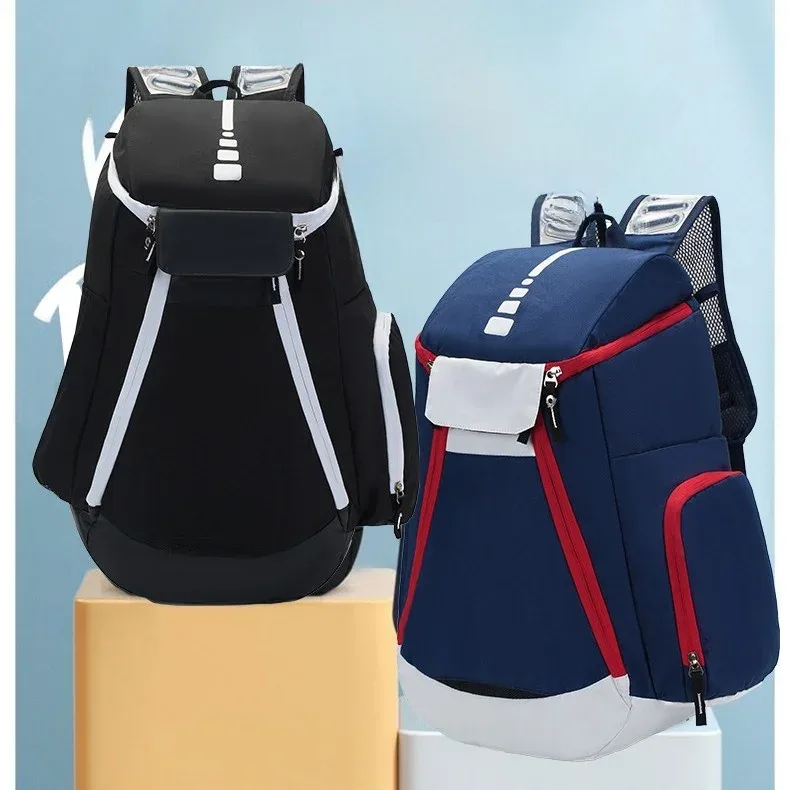 Sac à dos d'entraînement pour badminton, sac de sport, sac à dos d'étudiant à double épaule avec coussin d'air pour activités de plein air, en tissu Oxford durable, 20L