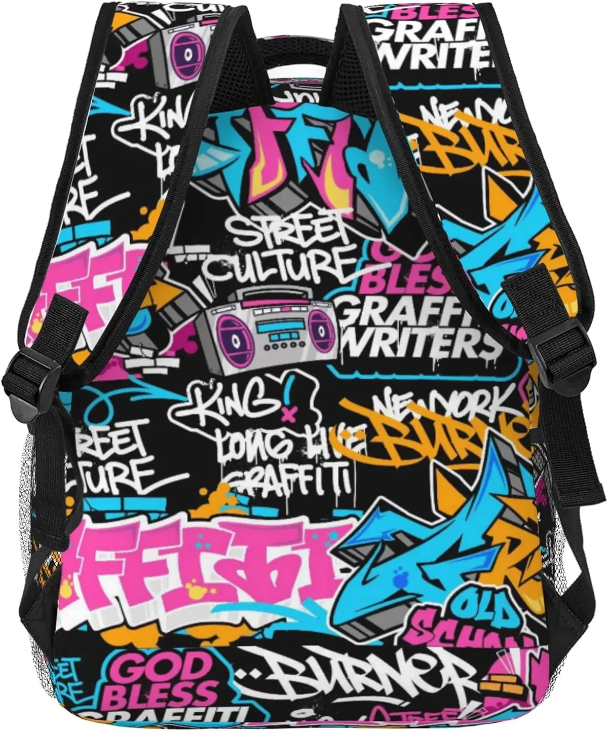 sacs à dos graffiti amusants, sacs à dos pour ordinateur portable, sacs à dos pour ordinateur, sacs à dos de randonnée, sacs à dos de voyage pour femmes et hommes