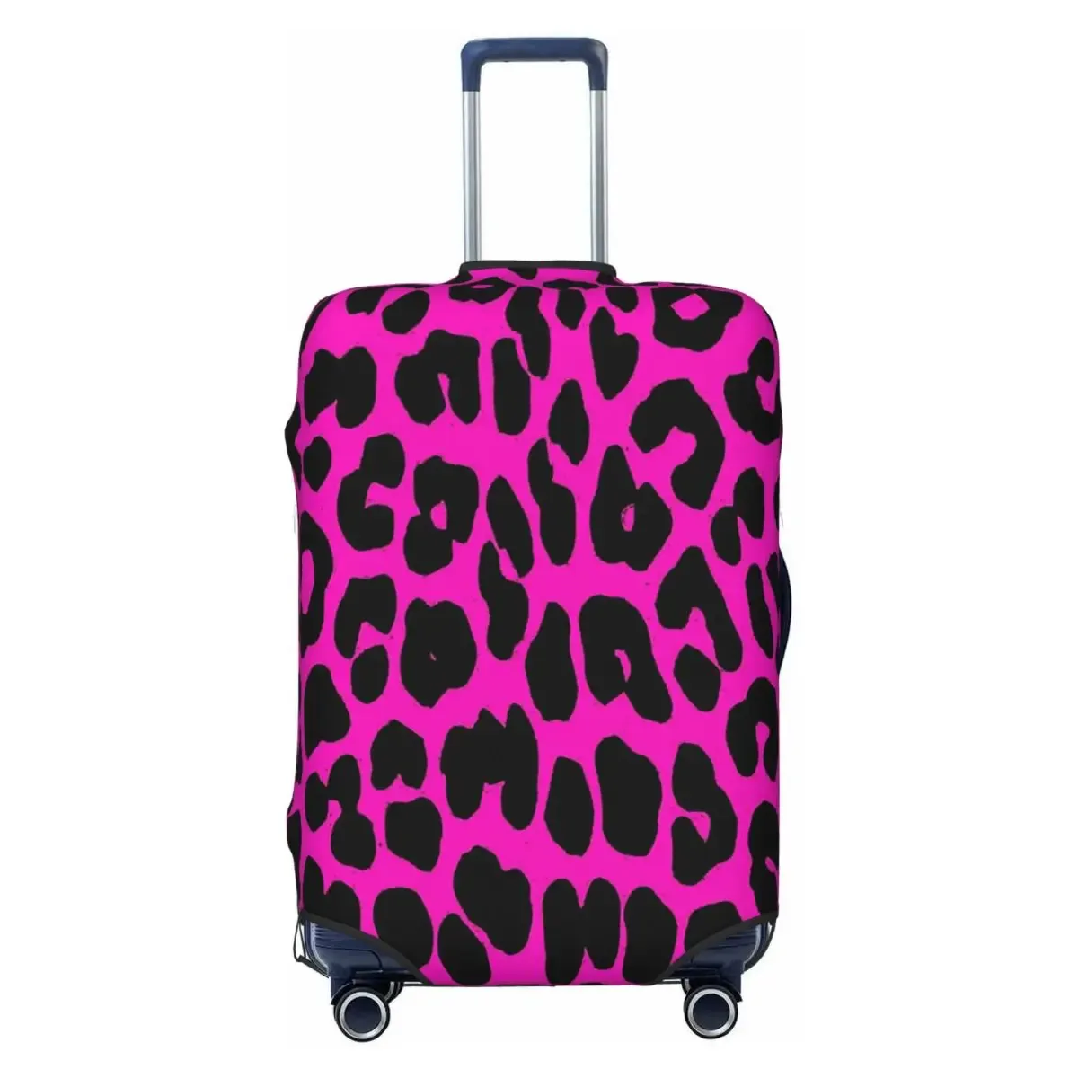 housse de protection pour valise à motif léopard (rose), housse de protection élastique pour bagages de voyage pour 18 à 32 pouces