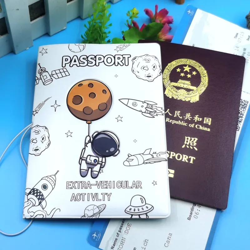 étui de passeport 3d créatif pour hommes et femmes, porte-passeport, sac portefeuille, porte-adresse d'identité, accessoires de voyage portables