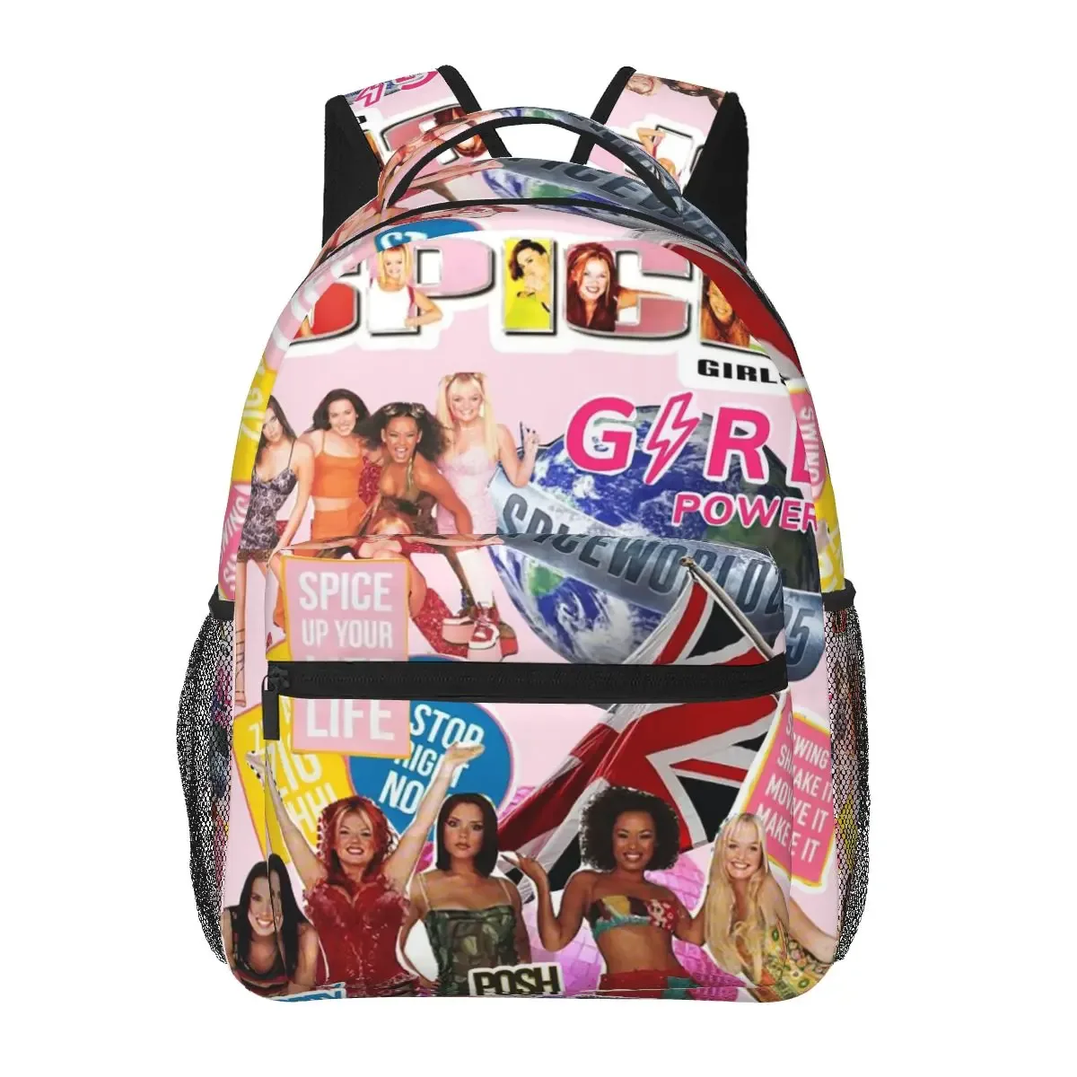 sac à dos classique des années 90 spice girls pop girl band, sac d'école, sac à dos de randonnée pour hommes et femmes, sac à dos à la mode, sacs à bandoulière