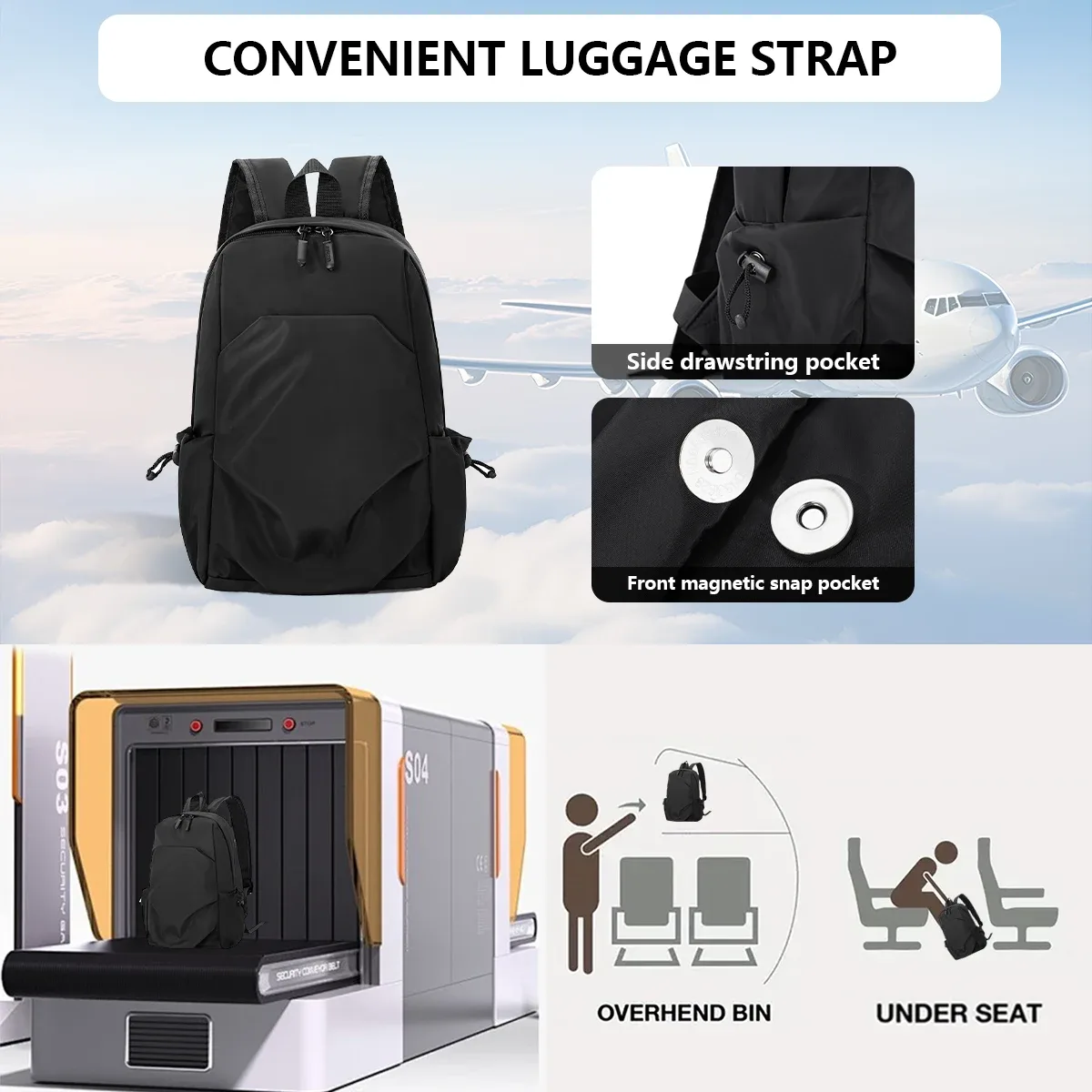 mini sac à dos léger pour les voyages pour garçons, sac polyvalent de randonnée et d'alpinisme en plein air, petit sac à dos, petit sac d'école décontracté, classe d'étudiant, pêche, conférence de voyage