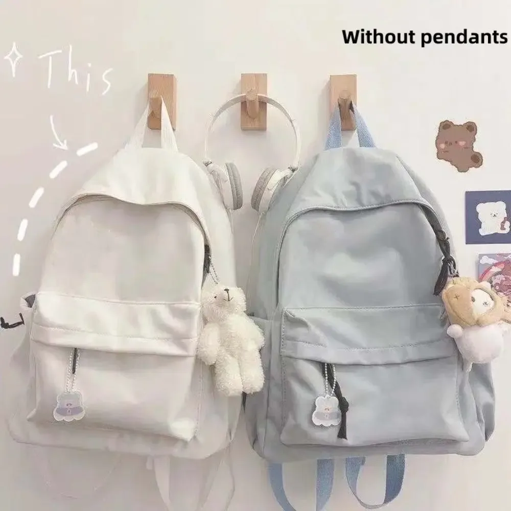 andrembroidery destroy canvas school backpack, sac de voyage portable, grande capacité, adolescents, nouveau