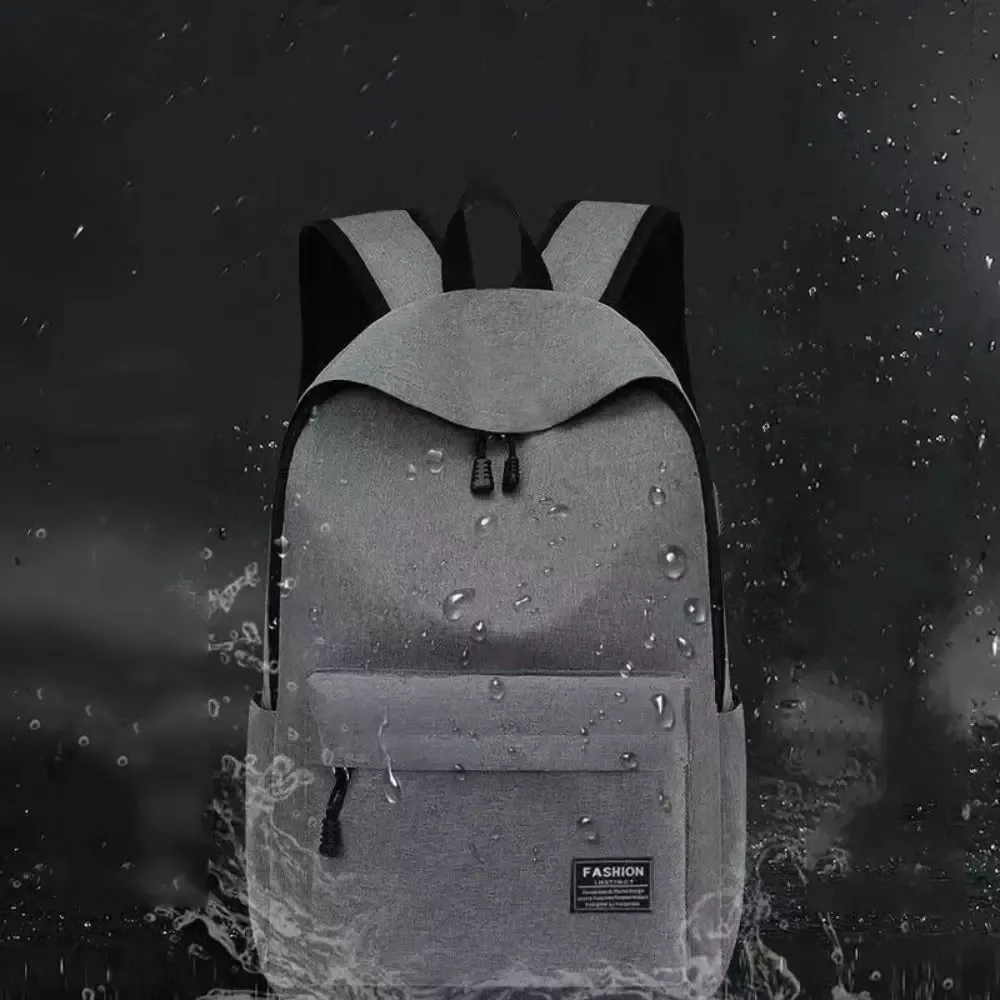 Sac à dos minimaliste pour hommes, tendance, polyvalent, grande capacité, pour étudiants, sac de voyage pour ordinateur, lavable