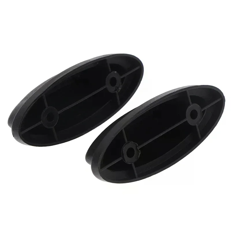 2 pièces de remplacement en plastique anti-usure, patins de pieds pour valises, pieds de valise noirs pour tout type de valise à roulettes, accessoires de pieds de valise