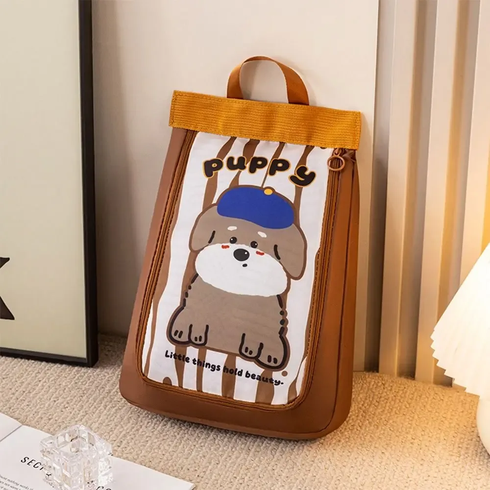 Sac à chaussures Double couche pratique, sac de rangement de chaussures à main avec animaux de dessin animé, sac à chaussures de voyage épais et séparé, Solution de rangement