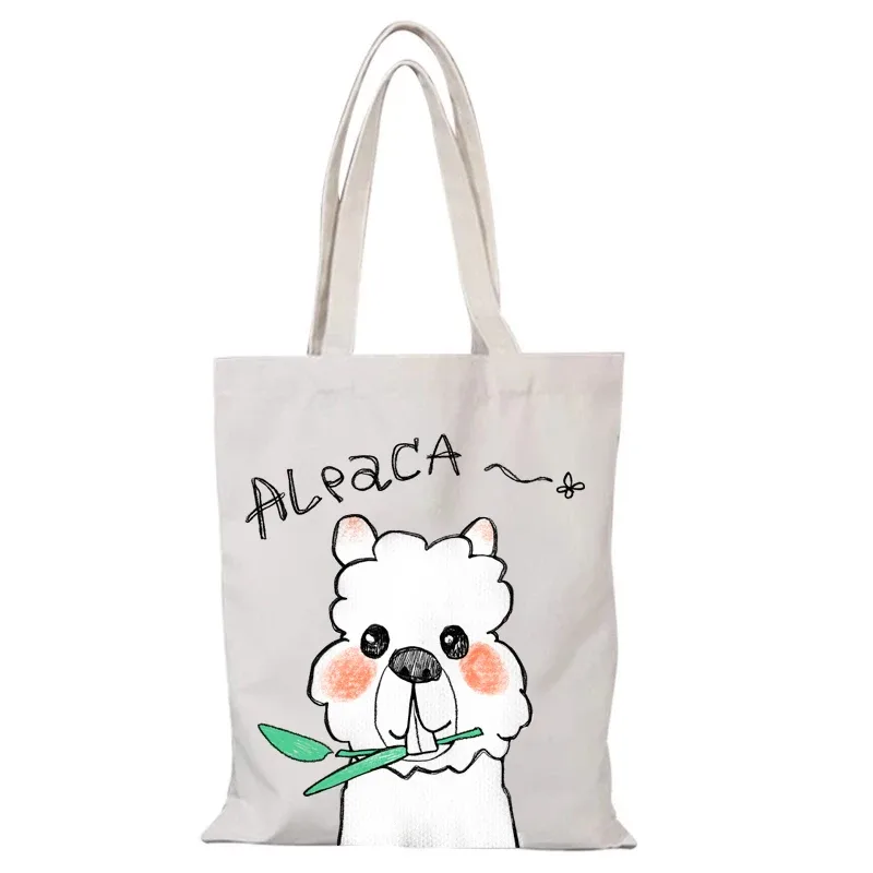 sac pour femmes mignon dessin animé dame sacs toile sac fourre-tout sacs à main eco shopper shopping plage tissu sac à main épaule le pliant nouveau