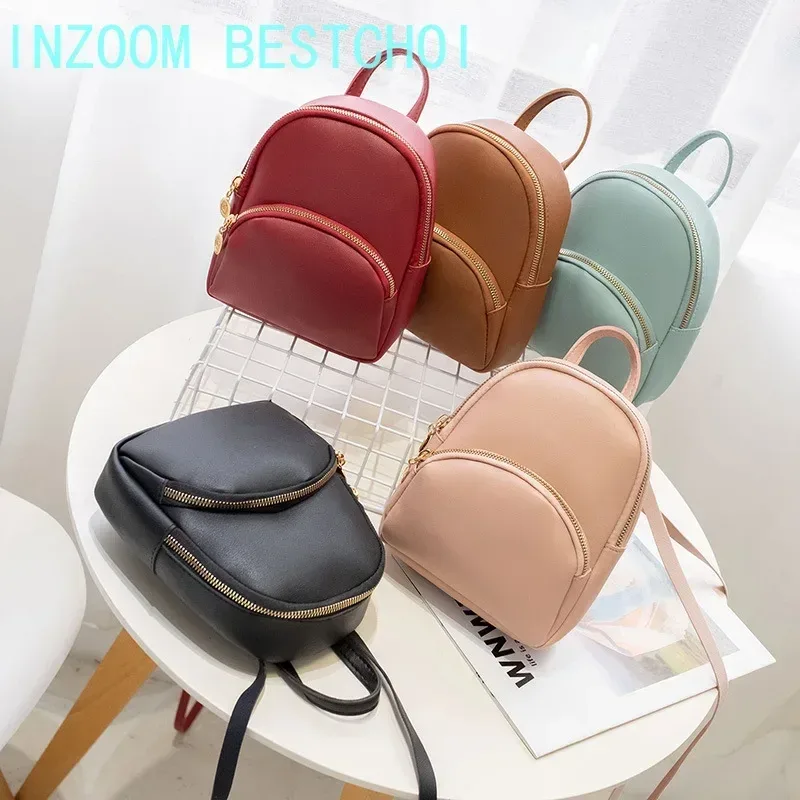 mini sac à dos doux au toucher pour femme, petit sac à dos, tout match, multifonction, voyage en plein air, mode pour femme, initié, 25 #