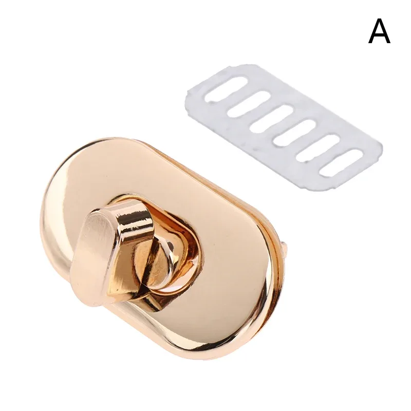 mini fermoir ovale à torsion en métal pour sac à main, portefeuille, sac à bandoulière pour femme, accessoires