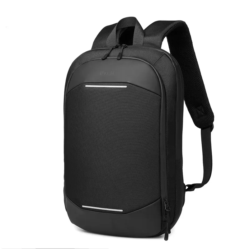 Sac à dos pour ordinateur portable, sac fin pour ordinateur portable, unisexe, 14 pouces, sac à dos d'affaires simple, léger, décontracté, extensible, pour étudiants