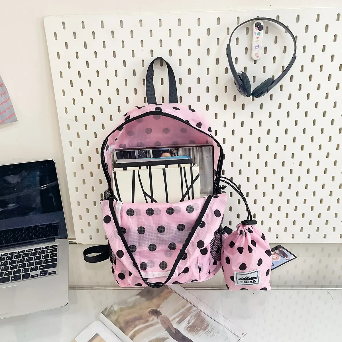 sac à dos de voyage décontracté unisexe à carreaux en nylon, capacité 20-35l, système anti-fatigue, compartiment pour ordinateur portable 15 pouces