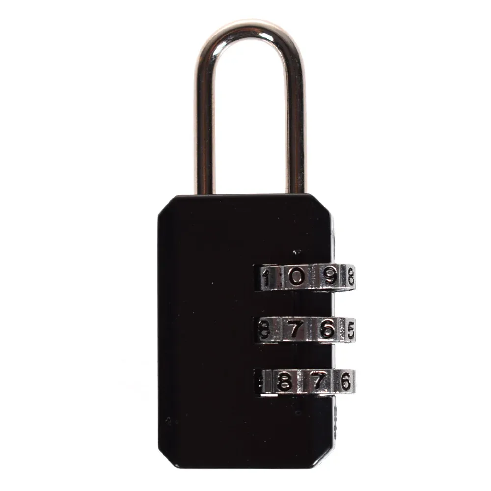 petit cadenas chic de haute qualité, valise pratique, sécurité des bagages, verrouillage par mot de passe, combinaison à 3 chiffres, accessoires de voyage