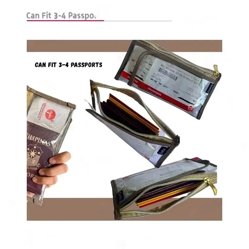 sac à pinceaux de maquillage, design multicouche, sac de rangement cosmétique étanche, sac de rangement pour passeport et documents, sac de rangement à compartiments multiples