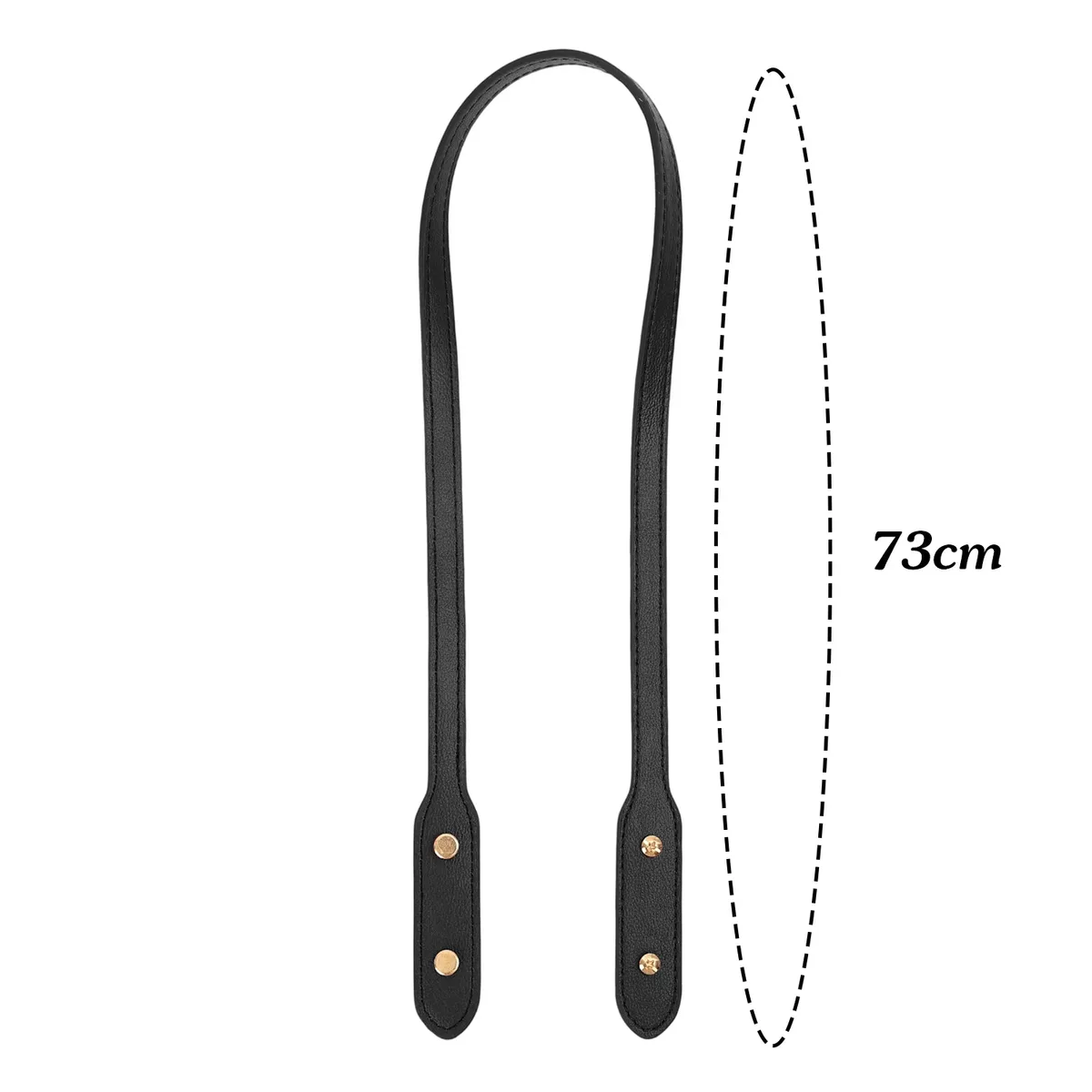 2 sangles de remplacement réglables en pu pour sacs à bandoulière, double couche, avec accessoires à vis, outils de bricolage faits main