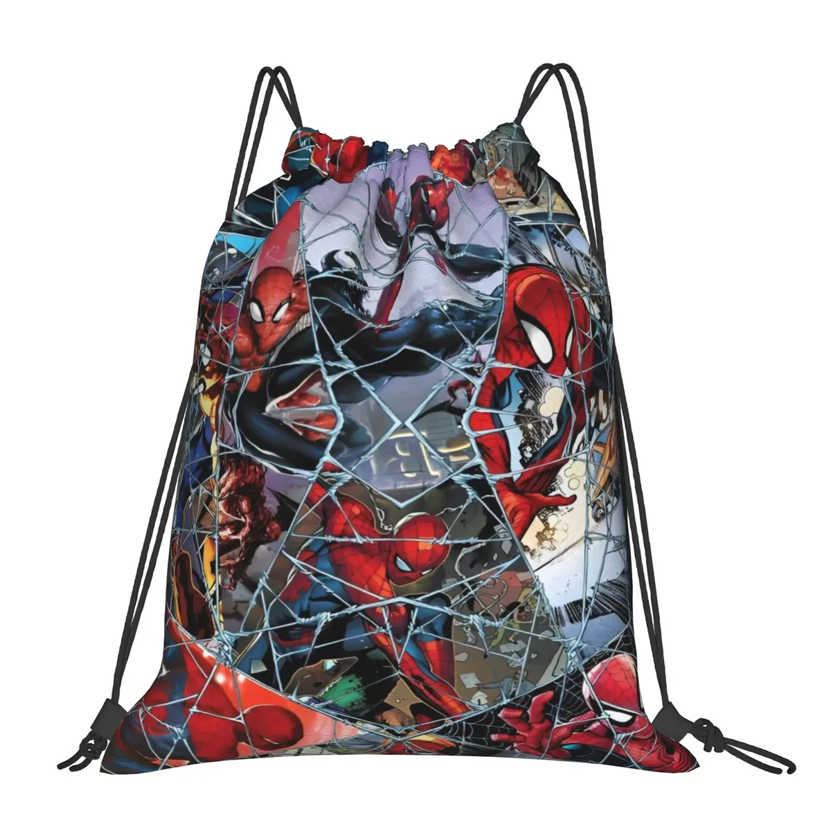 sac à cordon s-spiders heroes, sacs à dos de grande capacité, sacs de sport de football, sacs à cordon pour femmes