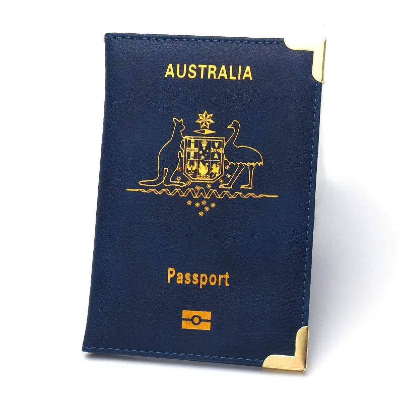 passeport de voyage australien mignon pour filles, étui de passeport familial, couvertures