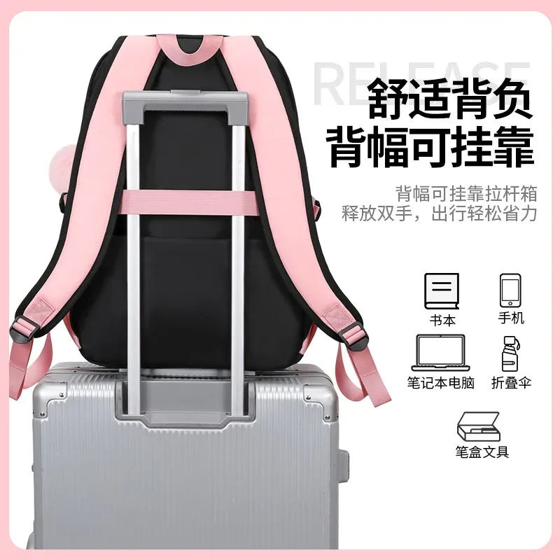 sac à dos scolaire tendance pour filles, sacs d'école pour adolescentes, sac à dos pour ordinateur portable, sac à dos de voyage décontracté, sac à livres, cartable pour enfants, imperméable