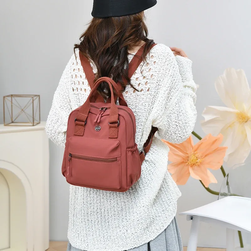petit sac à dos de voyage pour femmes, sac de jour en tissu doux, joli style, sac de shopping pour filles, haute qualité