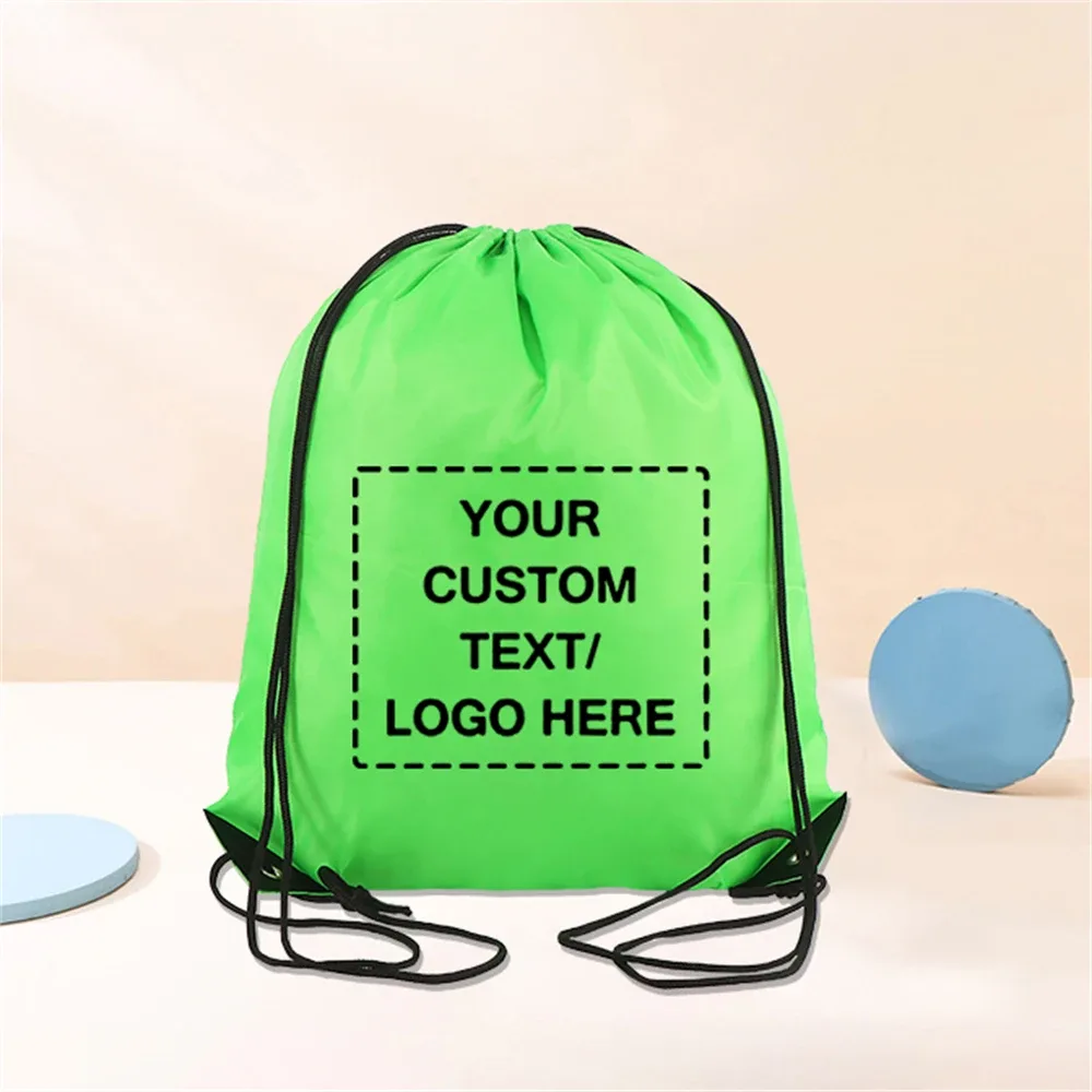 sacs à dos personnalisés à cordon de serrage, sacs de rangement pour sac à dos de sport, pour l'école, la gymnastique, le voyage, logo/texte/photo personnalisé