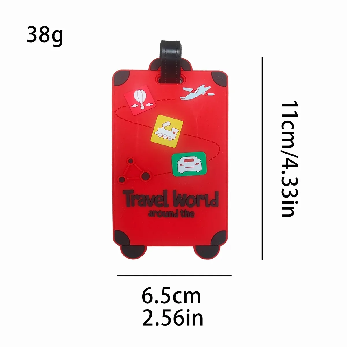 nouvelle étiquette de bagage mignonne étiquette de valise nom id adresse étiquette pvc carte d'embarquement étiquettes de voyage étiquettes de bagage accessoires de voyage de vacances
