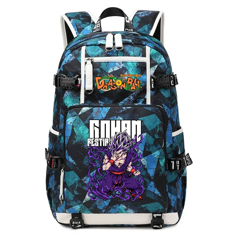 sac à dos d'école imprimé dragon ball z, sac à dos de voyage de grande capacité pour enfants et adolescents