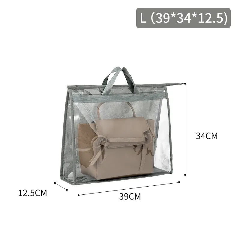 sac sac à poussière garde-robe sac suspendu sac de rangement pvc transparent sac en cuir étanche protection stockage sac suspendu
