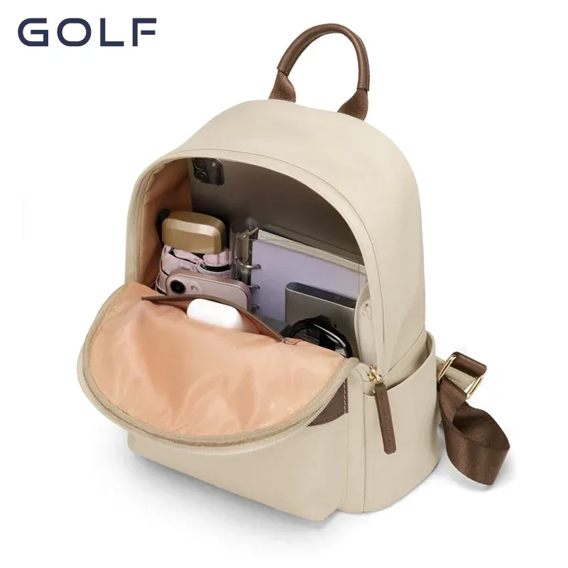 golf-petits sacs à dos anti-vol avec fermeture éclair pour femme, sacoches d'école pour étudiants, tendance 2024