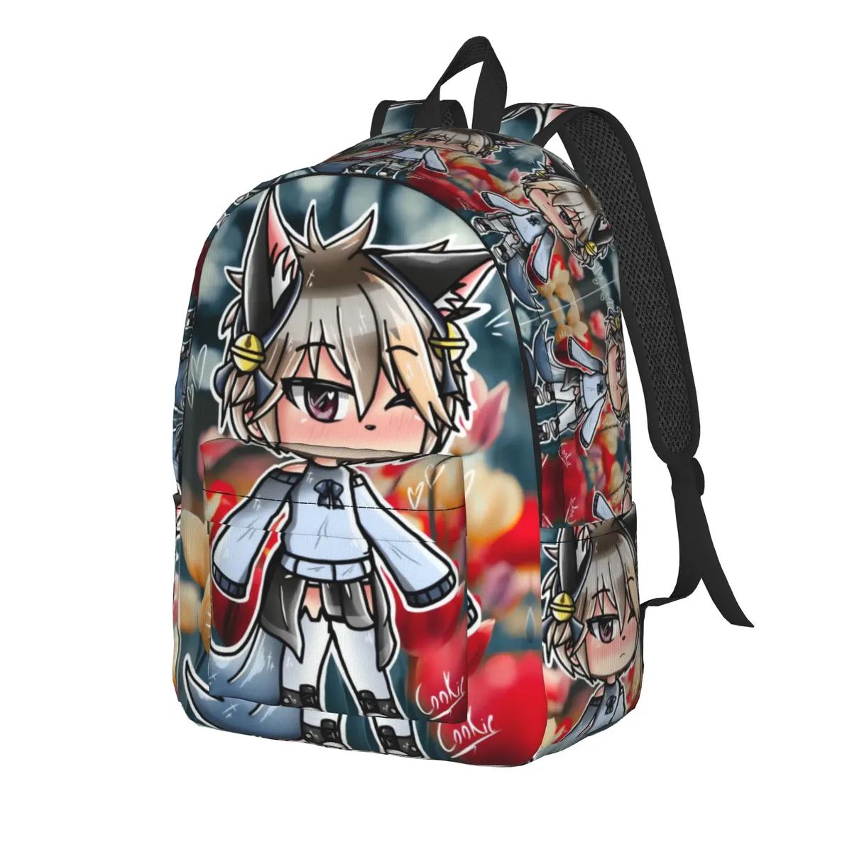 Sac à dos Gacha Life pour jeunes, sac à dos tendance, sacs à dos respirants pour adolescents, sacs à dos pour le lycée, sac à dos personnalisé