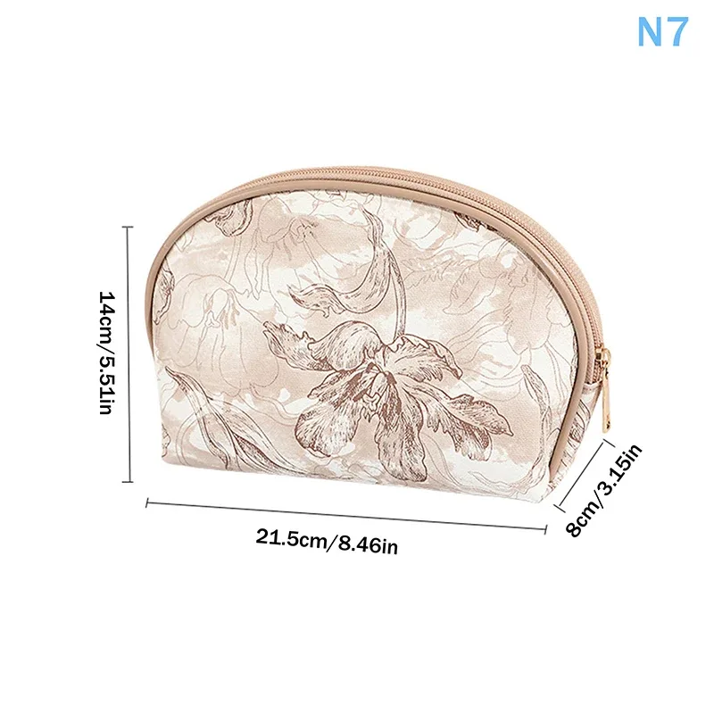 trousse de toilette transparente à imprimé floral, lot de 3, grande capacité, pochette de rangement pour maquillage portable pour femmes, voyage